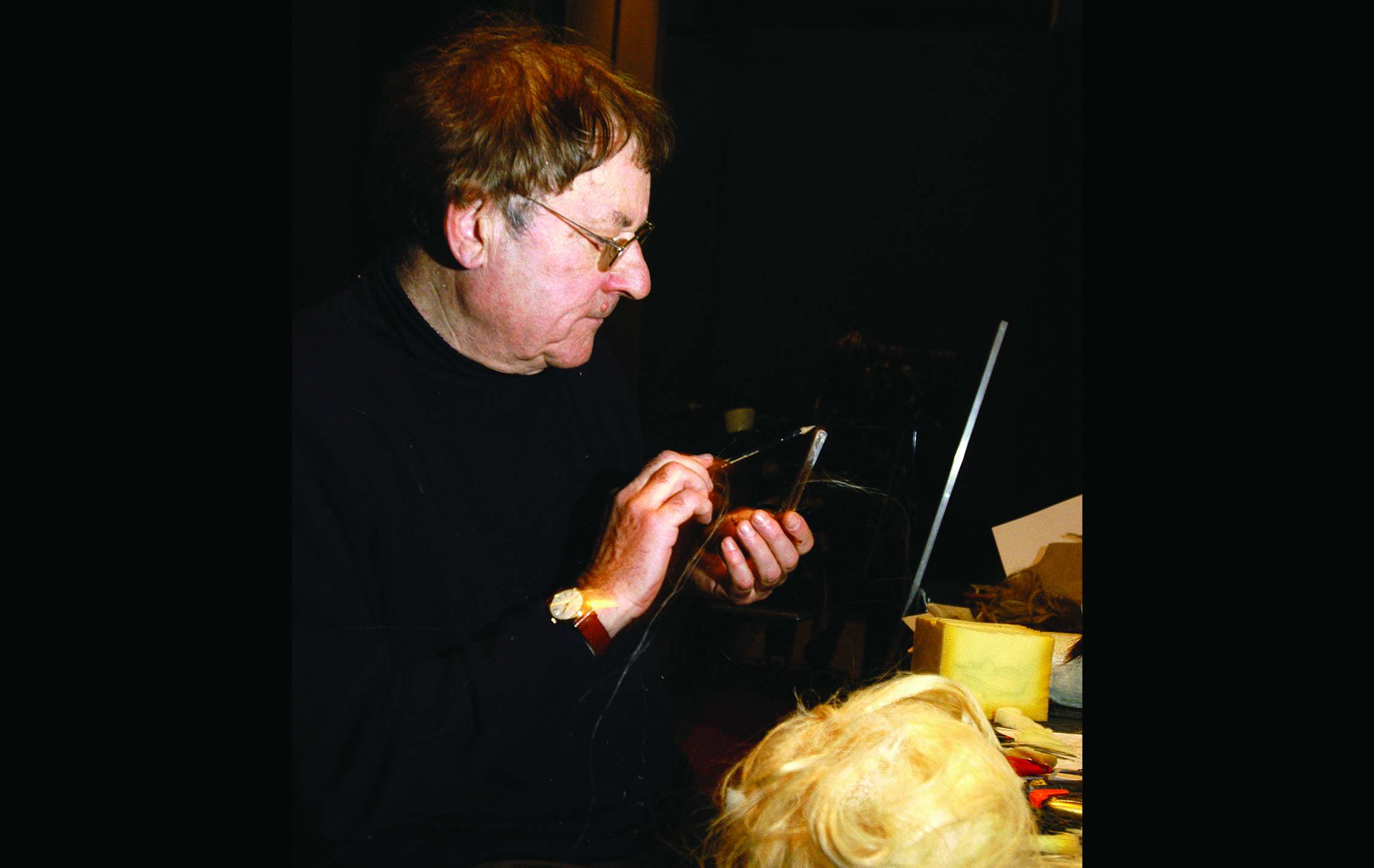 Hubert Jappelle lors de la création du Malade Imaginaire (2004) ©DR